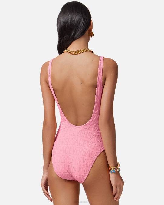 Versace ropa interior y ropa de playa mujer traje de baño de toalla 6BPV1122 rosa