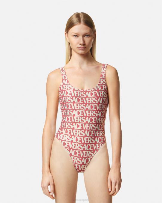 Versace ropa interior y ropa de playa mujer traje de baño de una pieza 6BPV1129 imprimir
