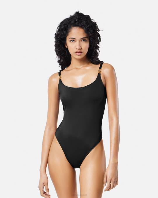 Versace ropa interior y ropa de playa mujer traje de baño de una pieza con medusa \'95 6BPV1147 negro