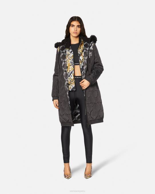 Versace ropa mujer camiseta corta con logo 6BPV2153 negro