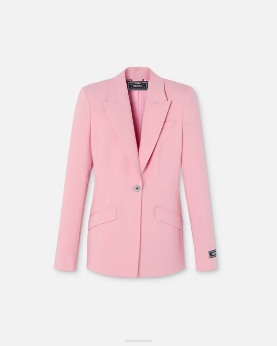 Versace ropa mujer blazer con medusa y botonadura sencilla 6BPV108 un color