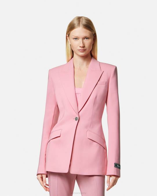 Versace ropa mujer blazer con medusa y botonadura sencilla 6BPV108 un color