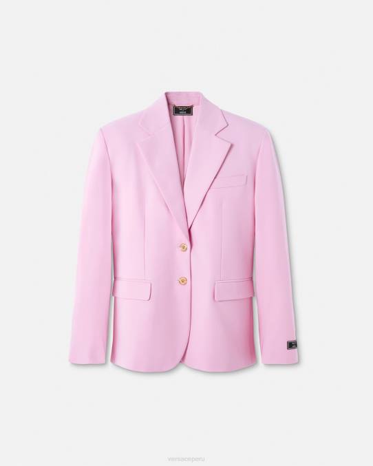 Versace ropa mujer blazer extragrande con medusa 6BPV105 rosa