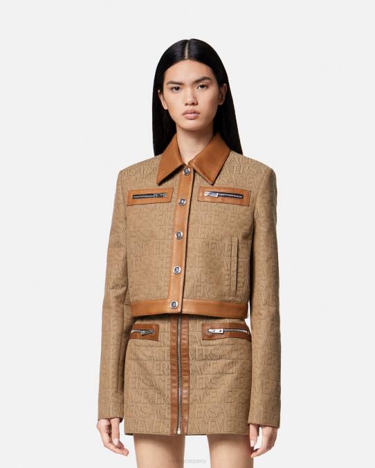 Versace ropa mujer chaqueta tipo blusón por toda la prenda 6BPV85 imprimir