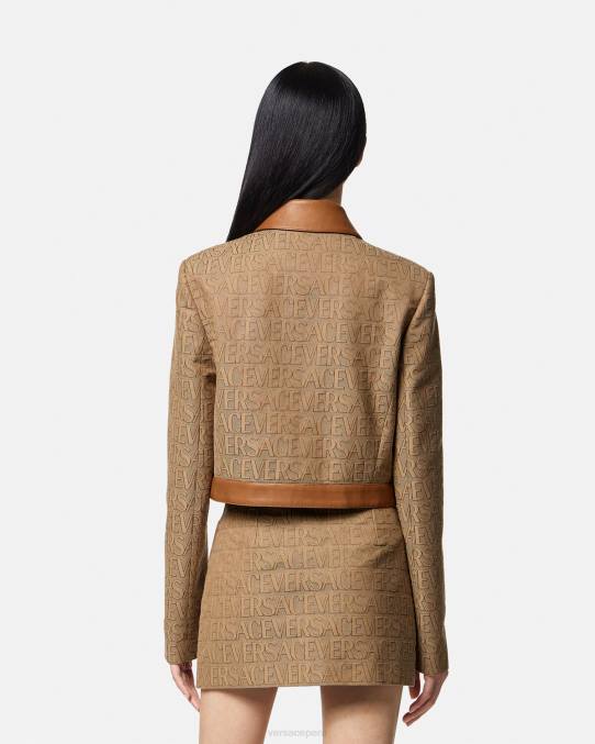 Versace ropa mujer chaqueta tipo blusón por toda la prenda 6BPV85 imprimir