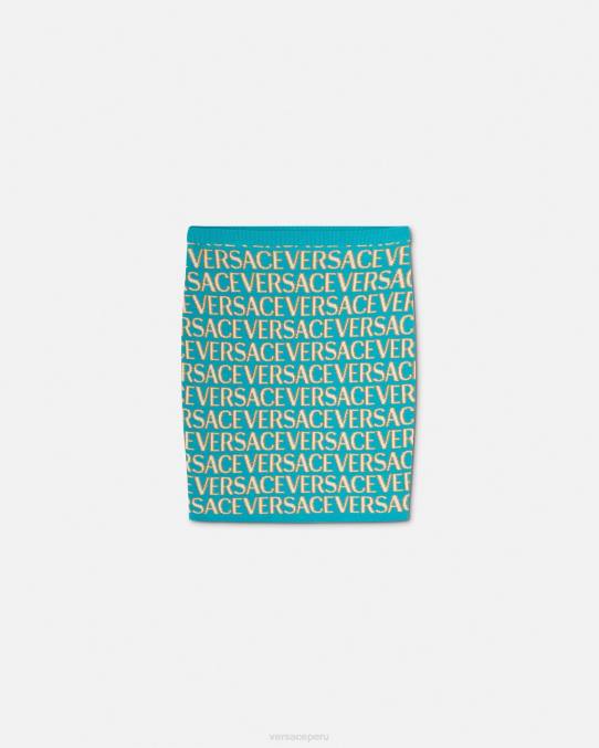 Versace ropa mujer falda de punto 6BPV163 imprimir