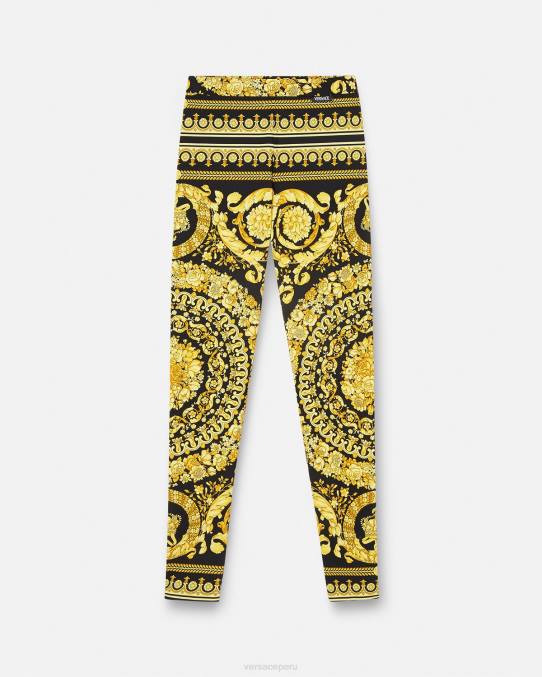 Versace ropa mujer leggings barrocos 6BPV199 imprimir