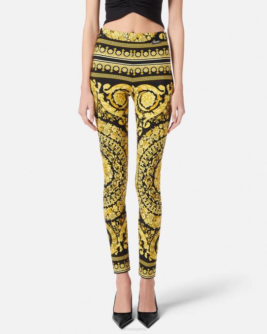 Versace ropa mujer leggings barrocos 6BPV199 imprimir