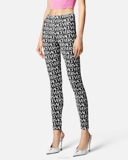 Versace ropa mujer leggings por toda la prenda 6BPV211 negro y estampado