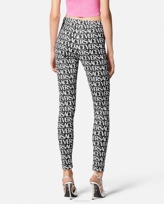 Versace ropa mujer leggings por toda la prenda 6BPV211 negro y estampado