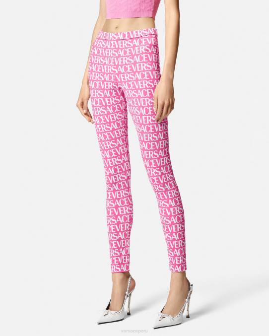 Versace ropa mujer leggings por toda la prenda 6BPV212 rosa y estampado