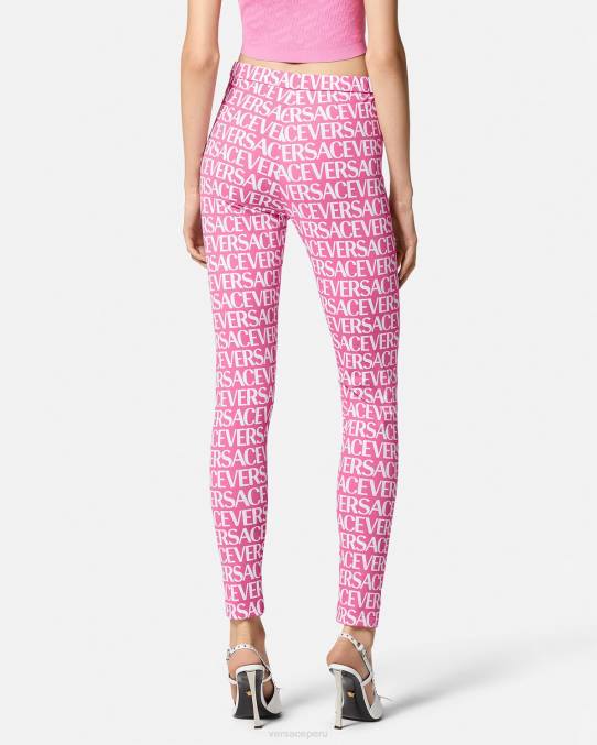 Versace ropa mujer leggings por toda la prenda 6BPV212 rosa y estampado