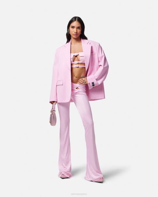 Versace ropa mujer pantalones acampanados anudados 6BPV122 un color