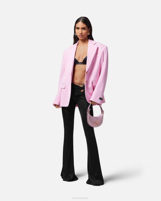 Versace ropa mujer pantalones acampanados anudados 6BPV190 un color