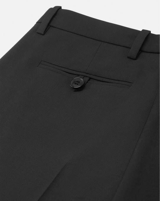 Versace ropa mujer pantalones anchos 6BPV202 negro