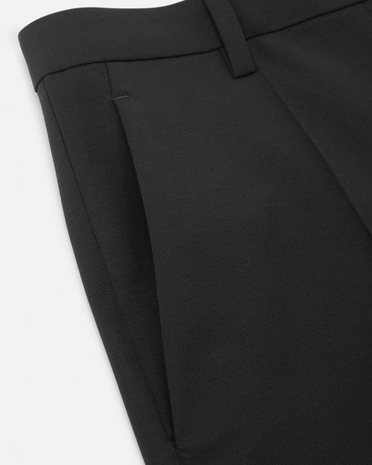 Versace ropa mujer pantalones anchos 6BPV202 negro