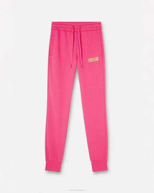 Versace ropa mujer pantalones deportivos con logo 6BPV2176 fucsia