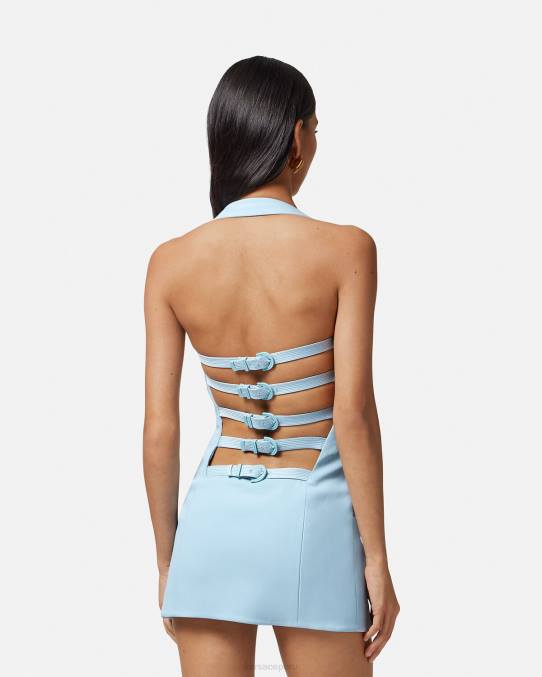 Versace ropa mujer mini vestido chaleco 6BPV15 un color