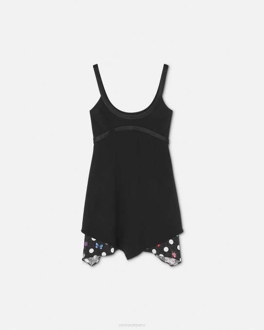 Versace ropa mujer mini vestido de mariposas 6BPV2 imprimir