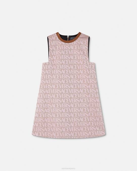 Versace ropa mujer minivestido por toda la prenda 6BPV26 rosa y estampado