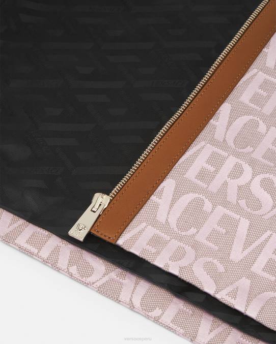 Versace ropa mujer minivestido por toda la prenda 6BPV26 rosa y estampado