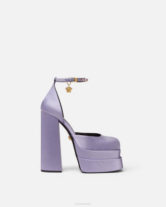 Versace zapato mujer zapatos de salón con plataforma medusa aevitas 6BPV422 lila