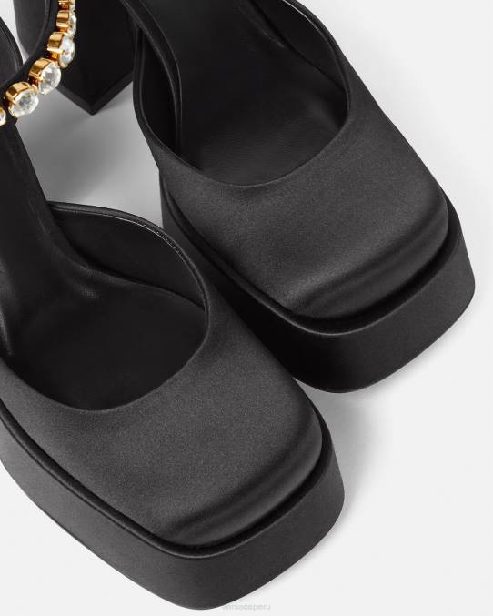 Versace zapato mujer zapatos de tacón con plataforma única medusa aevitas 6BPV415 negro