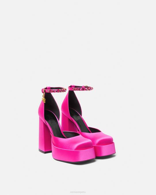 Versace zapato mujer zapatos de tacón con plataforma única medusa aevitas 6BPV416 fucsia