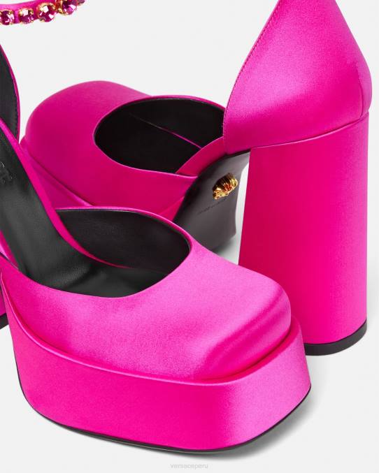 Versace zapato mujer zapatos de tacón con plataforma única medusa aevitas 6BPV416 fucsia