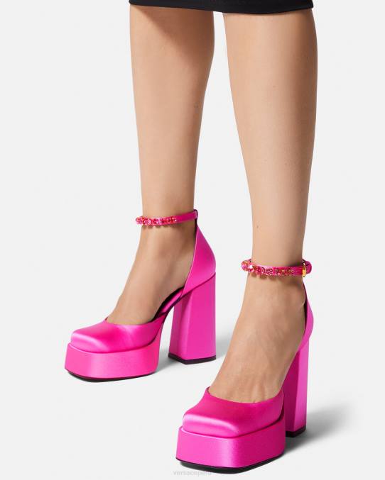 Versace zapato mujer zapatos de tacón con plataforma única medusa aevitas 6BPV416 fucsia
