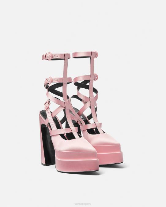 Versace zapato mujer zapatos de tacón con plataforma puntiaguda aevitas 6BPV405 rosa