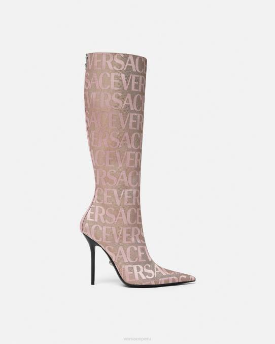 Versace zapato mujer botas hasta la rodilla por toda la prenda 6BPV476 rosa