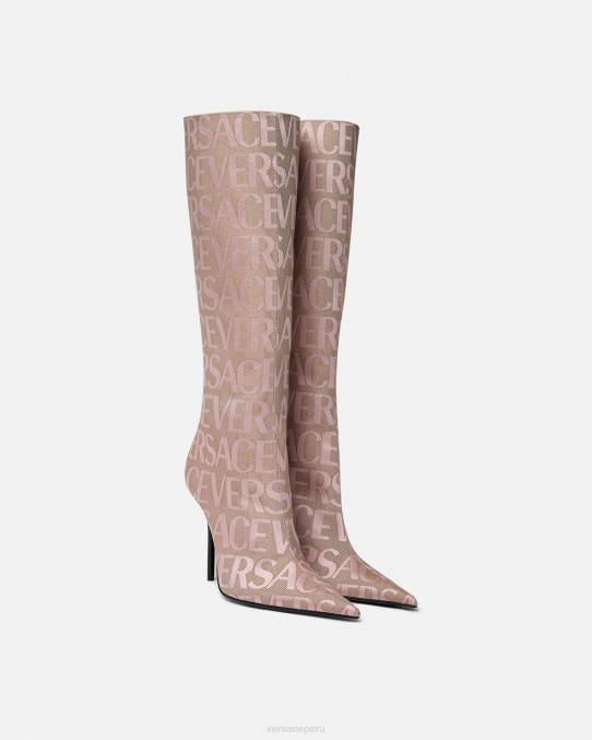 Versace zapato mujer botas hasta la rodilla por toda la prenda 6BPV476 rosa