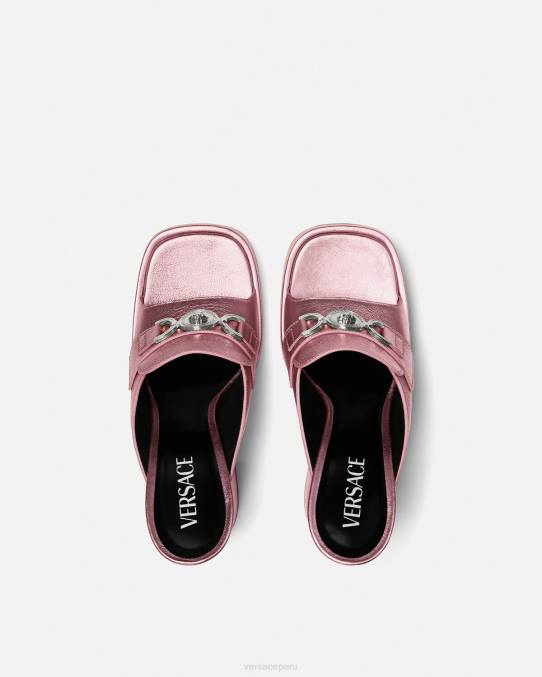 Versace zapato mujer mules con plataforma medusa \'95 6BPV444 rosa