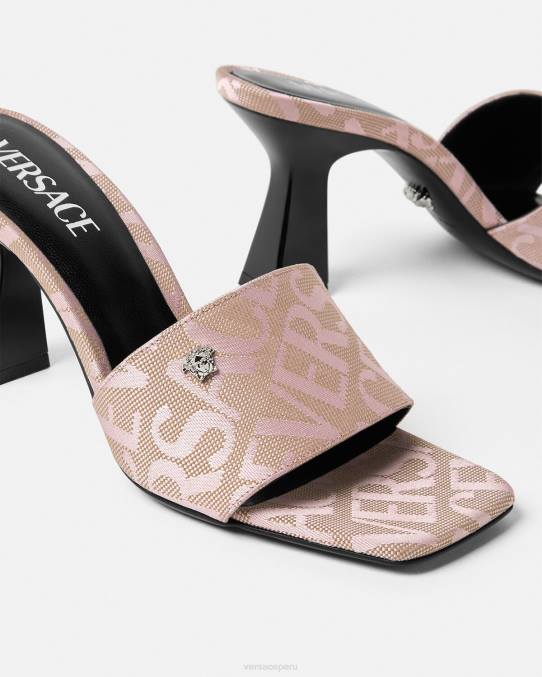 Versace zapato mujer mules por toda la prenda 6BPV442 rosa