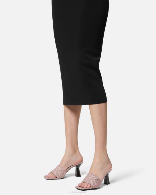 Versace zapato mujer mules por toda la prenda 6BPV442 rosa