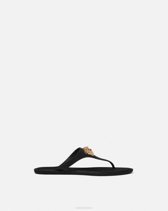 Versace zapato mujer sandalias medusas 6BPV453 negro