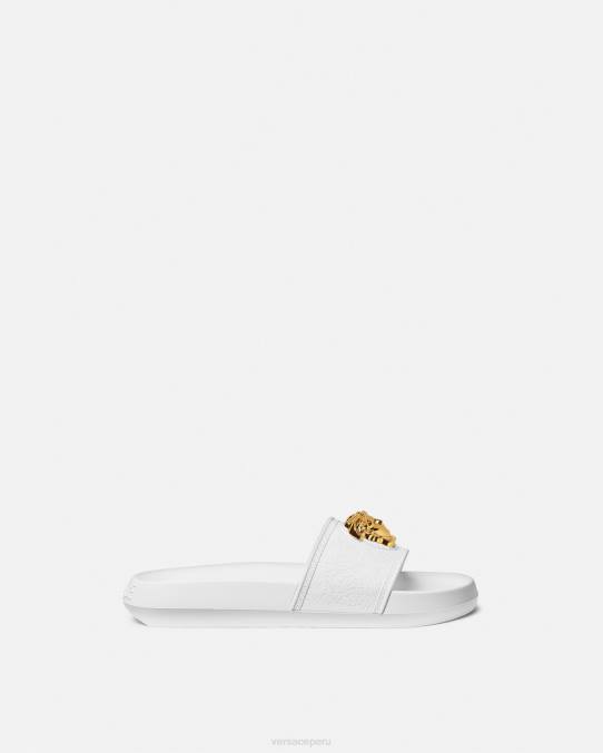 Versace zapato mujer toboganes palazzo 6BPV458 blanco