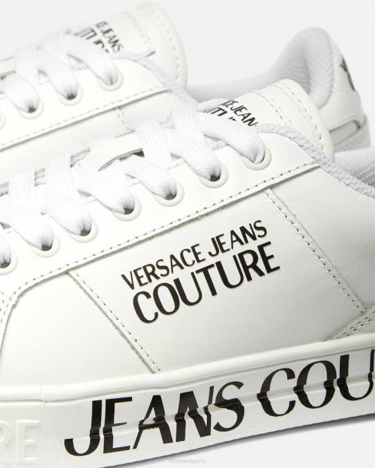 Versace zapato mujer tenis Court 88 con logo 6BPV2277 blanco
