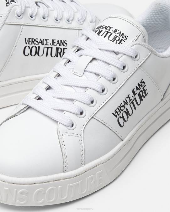 Versace zapato mujer tenis corte 88 6BPV2313 blanco