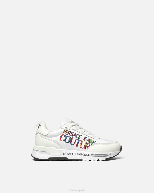 Versace zapato mujer tenis dinámicos con logo 6BPV2281 blanco