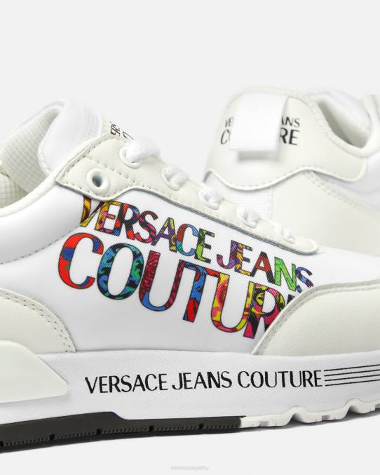 Versace zapato mujer tenis dinámicos con logo 6BPV2281 blanco