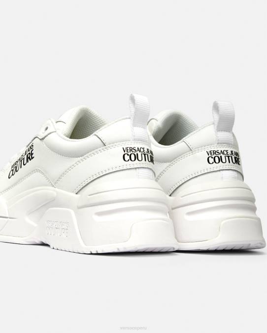 Versace zapato mujer zapatillas de deporte con mirada de estrellas 6BPV2266 blanco