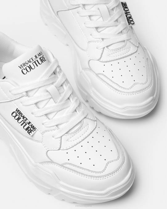 Versace zapato mujer zapatillas de deporte speedtrack 6BPV2274 blanco