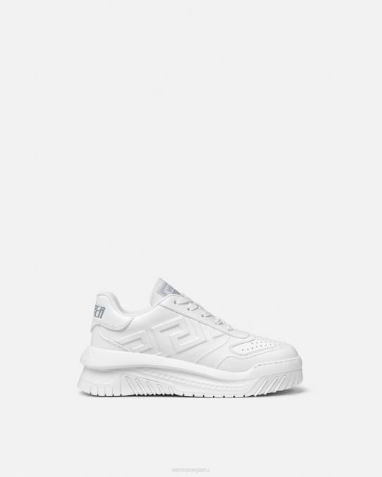 Versace zapato mujer zapatillas greca odissea 6BPV503 blanco