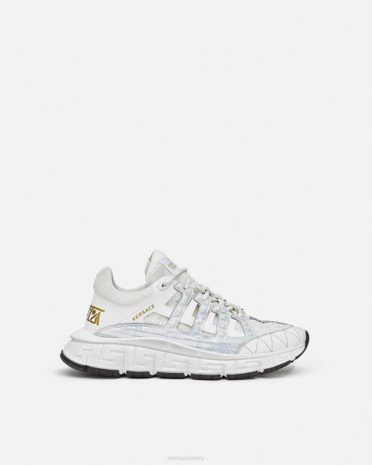 Versace zapato mujer zapatillas trigrecas 6BPV509 blanco