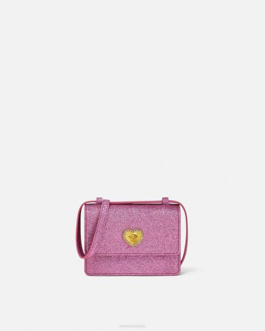 Versace bolsas niños bandolera con corazón y medusa 6BPV2071 rosa