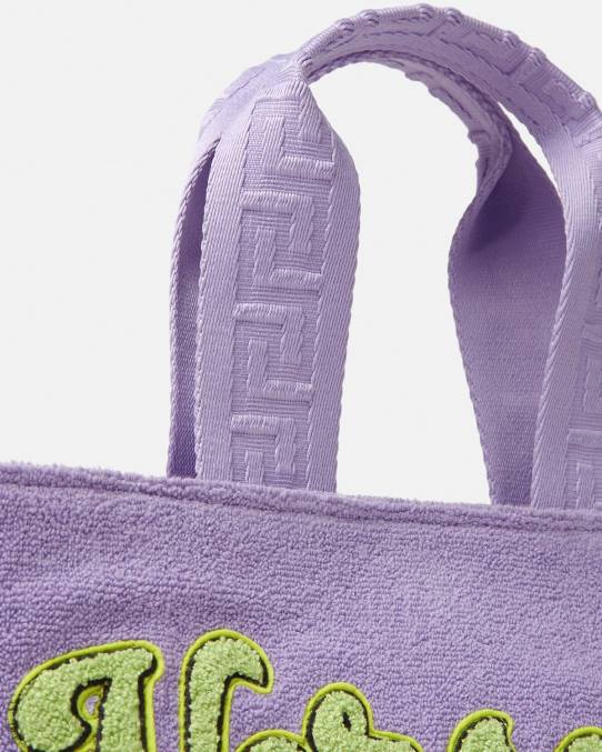 Versace bolsas niños bolso shopper con logo 6BPV2076 lila