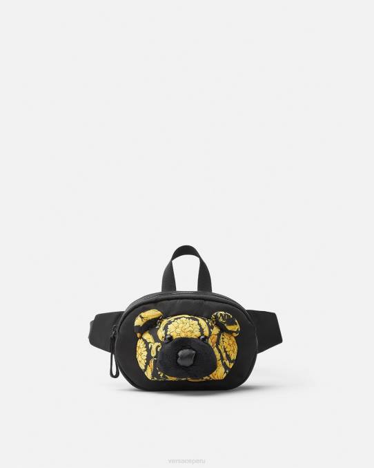 Versace bolsas niños riñonera con diseño barroco y osito de peluche 6BPV2068 imprimir
