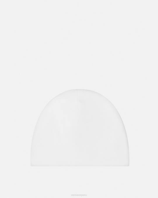 Versace accesorios niños gorro de bebé con medusa 6BPV1816 azul blanco